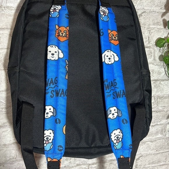 ORIGAUDIO Swag Up Backpack Various Dog Print “Will Wag for Swag” - Picture 5 of 13